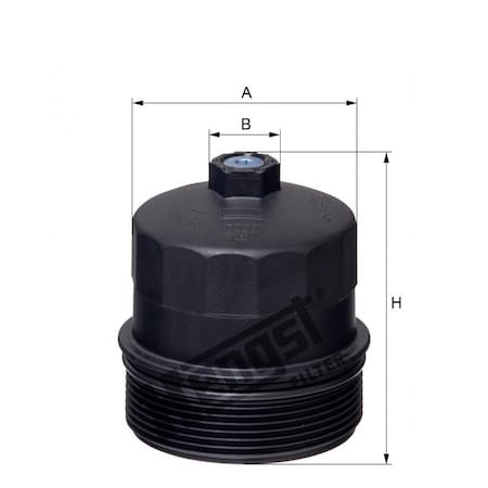 Hengst Oil Filter, H203H H203H